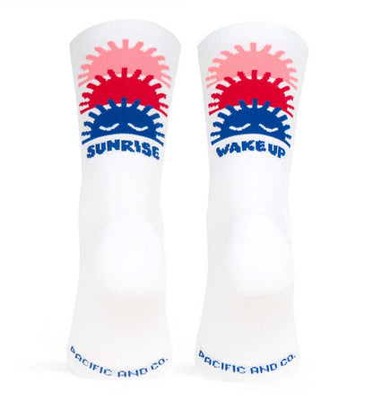 Running Socks_Unisex_PACIFIC AND COLORS Wake Up
