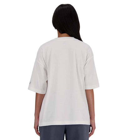 T-shirt M/c Casual_Mujer_NEW BALANCE Iconic Collegiate Jersey Oversized