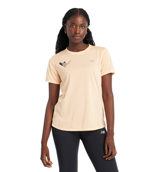 Camiseta M/c Running_Mujer_NEW BALANCE Valencia Marathon T-shirt W