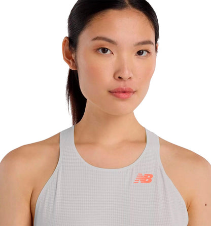 Running Tank Top_Women_NEW BALANCE Gym Race Day Ultra Light Singlet