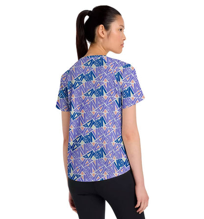 Camiseta M/c Running_Mujer_NEW BALANCE Valencia Marathon Printed T-shir