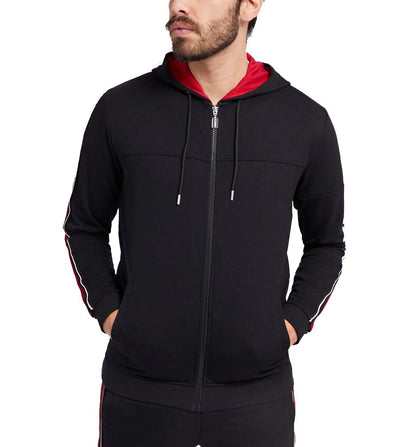 Hoodie Sweatshirt Casual_Men_GUESS Jerrod Zip Hooded Sweatshirt