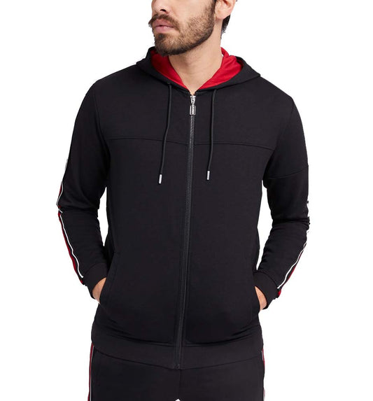 Hoodie Sudadera Capucha Casual_Hombre_GUESS Jerrod Zip Hooded Sweatshirt