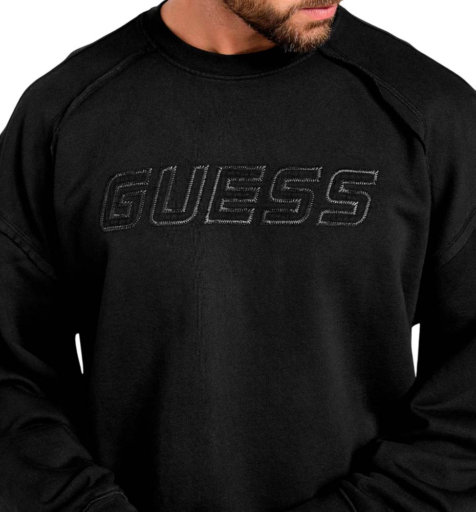Men's Casual Sweatshirt_GUESS Lasi Cn Sweatshirt